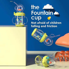 Cargar imagen en el visor de la galería, Whale Fountain™ Kids Tumbler — Leak-Proof Water Cup with Squirt Straw