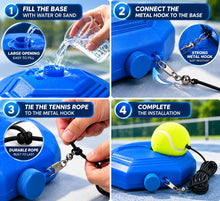Load image into Gallery viewer, ProBounce™ Solo Tennis Trainer – Rebound Practice System
