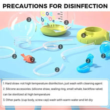 Cargar imagen en el visor de la galería, Whale Fountain™ Kids Tumbler — Leak-Proof Water Cup with Squirt Straw
