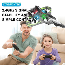 Cargar imagen en el visor de la galería, Star Fighter ™ | RC Foam Jet Plane with Lights &amp; Stunts
