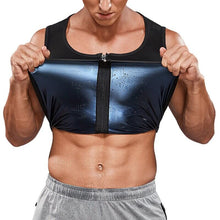 Load image into Gallery viewer, Bodysmarty™ Sweat Shaping Polymer Sauna Zippered Vest
